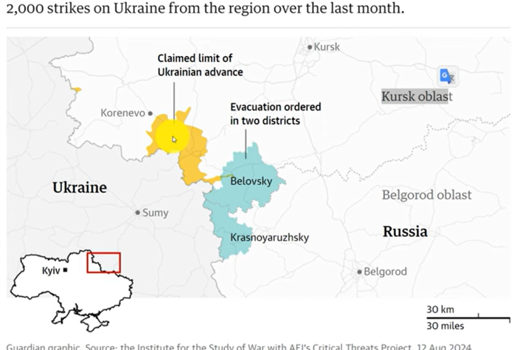 Kursk invade by Ukraine