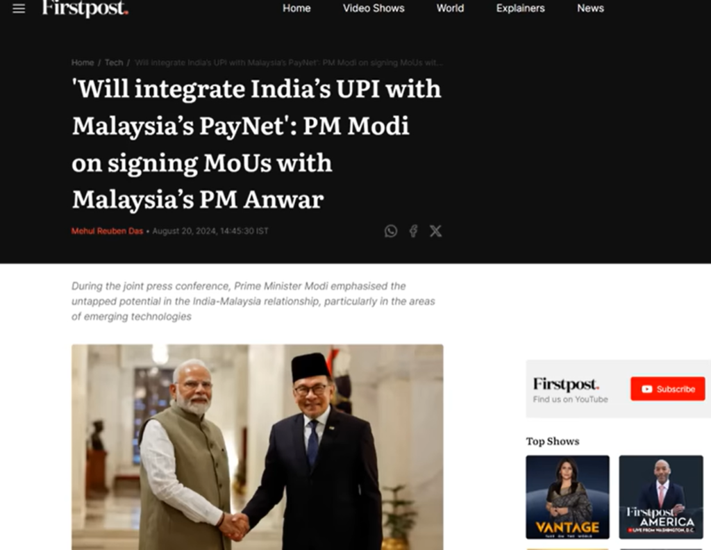 UPI and PayNet