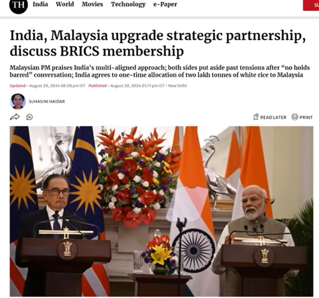 Strategic Partnership and BRICS