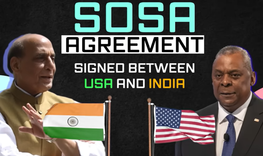 SOSA Agreement Signed between India & USA !