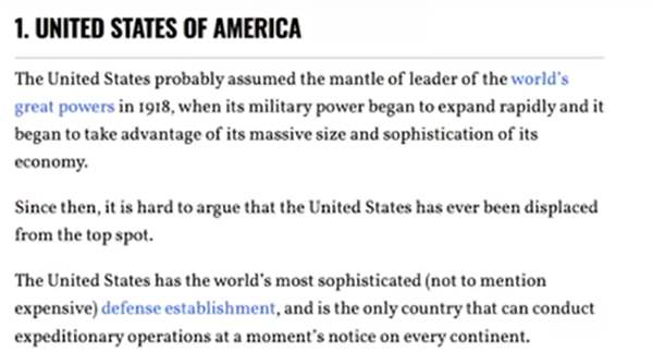 The Eight Great Powers of 2025