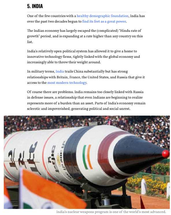 India AS a Great Power