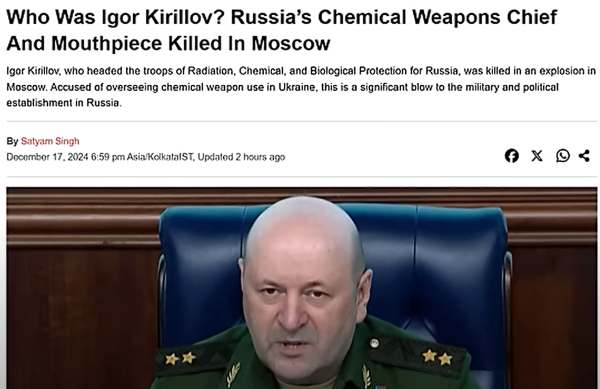 Chemical weapon chief