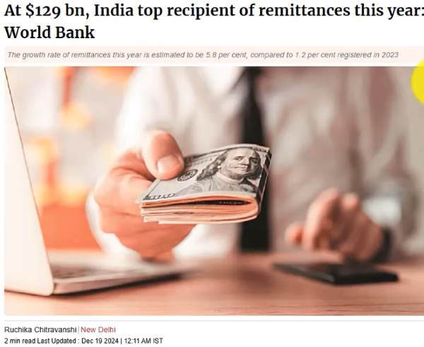 Top Recipient of Remittances